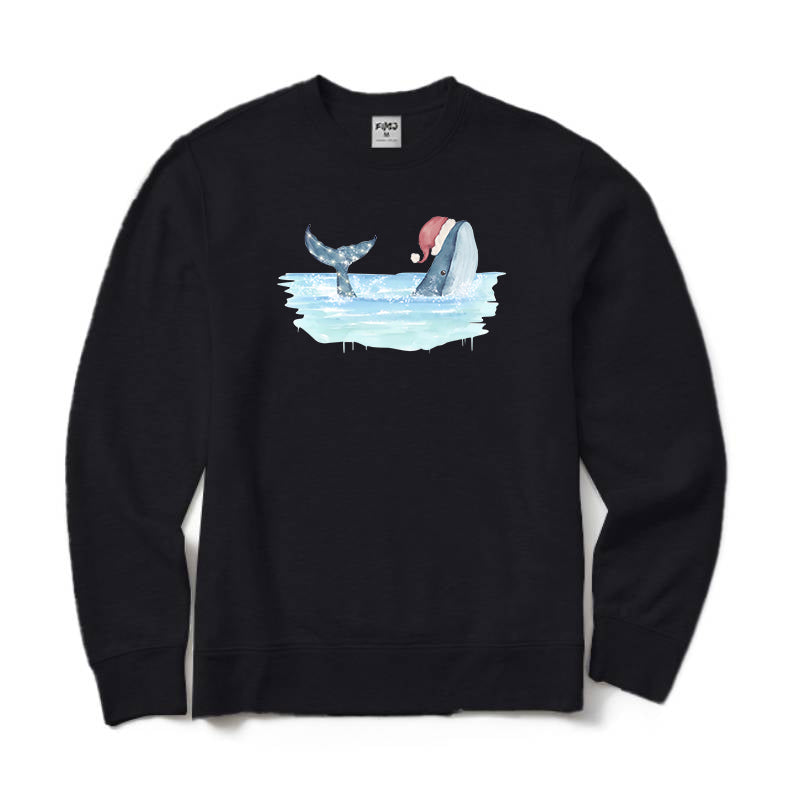 Christmas Whale Sweatshirt