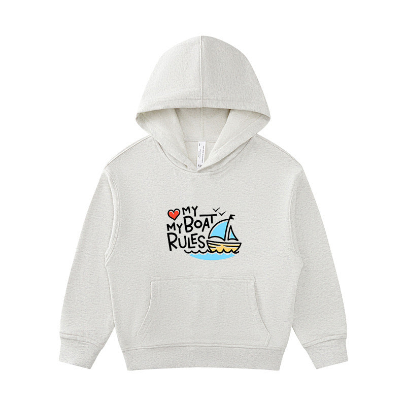 My Boat My Rules Kid's Hoodie