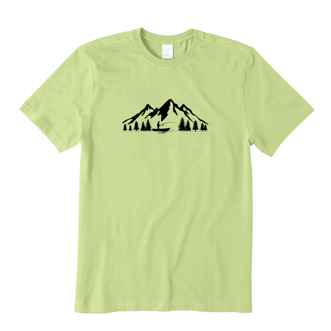 Fishing Landscape Mountain T-Shirt