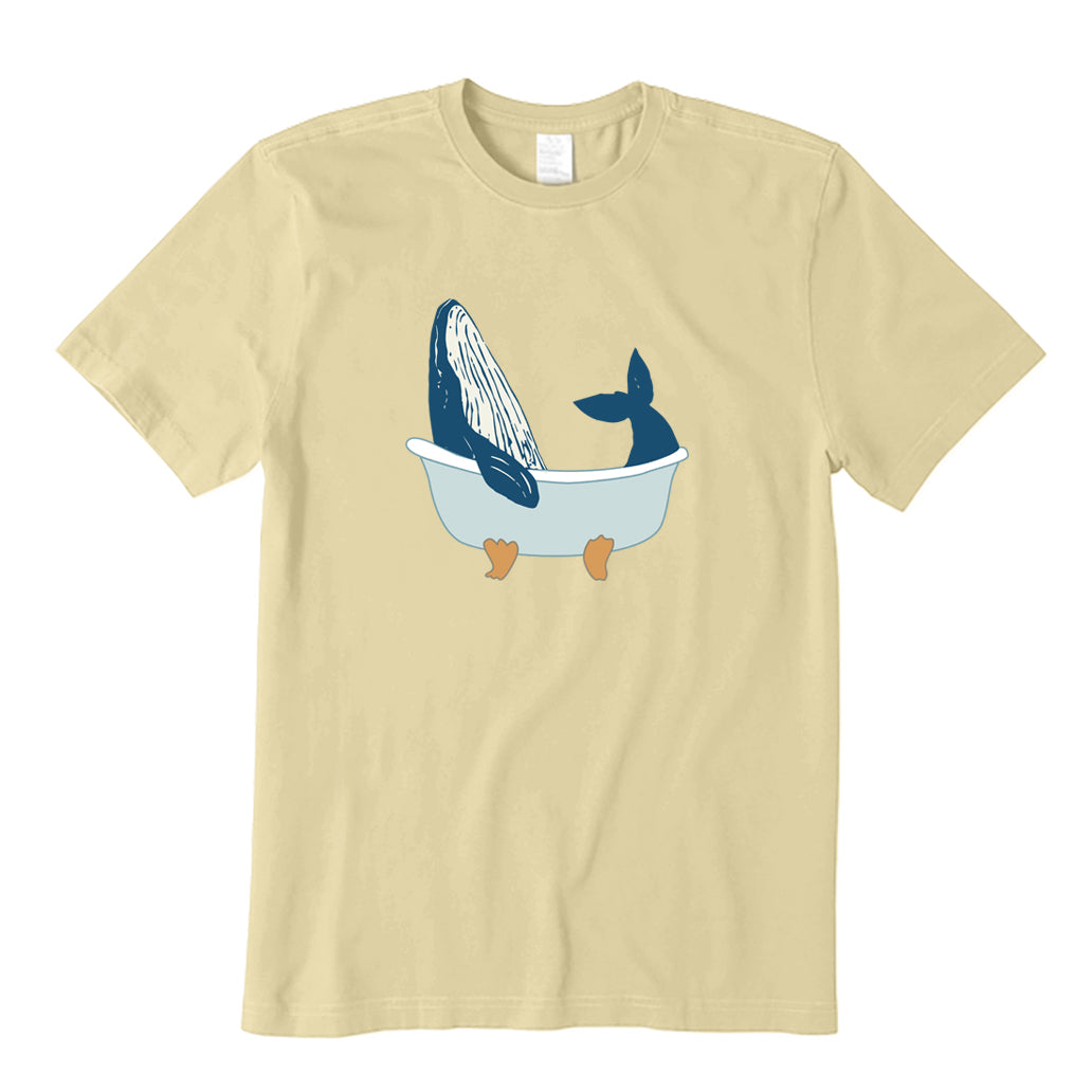 Whale in Bathtub T-Shirt