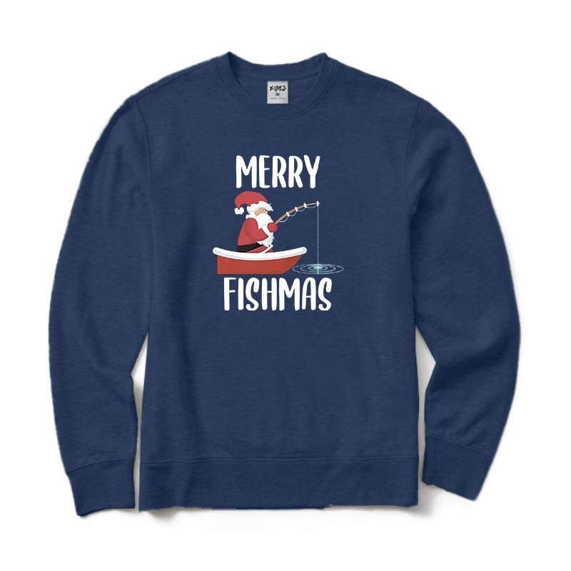 Merry Fishmas Crewneck Sweatshirt