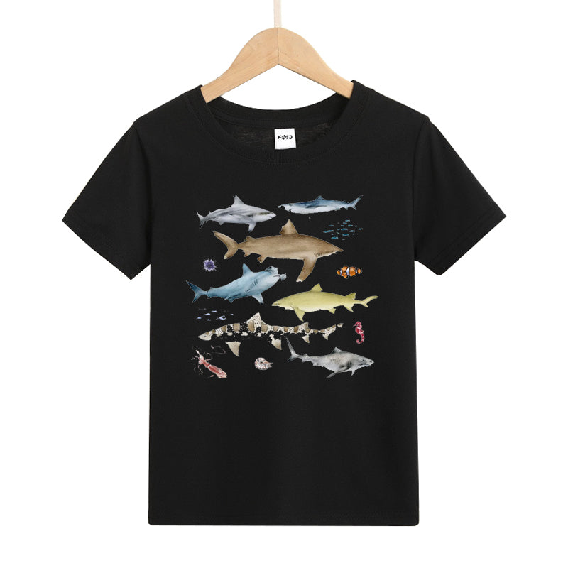 Shark Species  Kid's T-Shirts