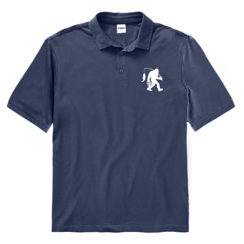 Bigfoot Fishing Polo Shirt