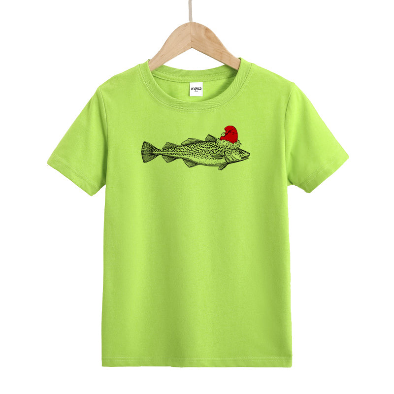 Christmas Fish Kid's T-Shirts