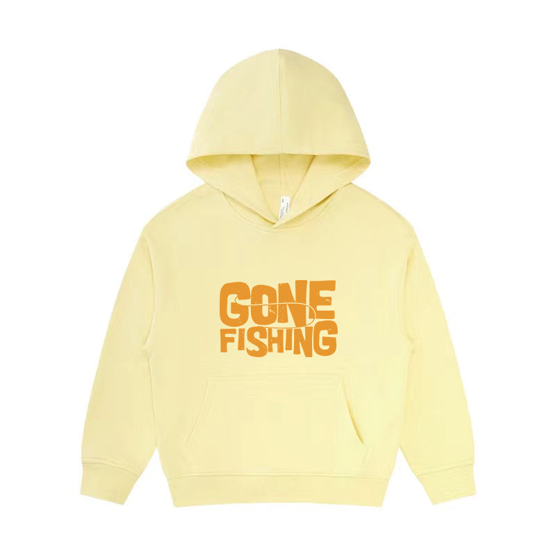 Gone Fishing Kid's Hoodie