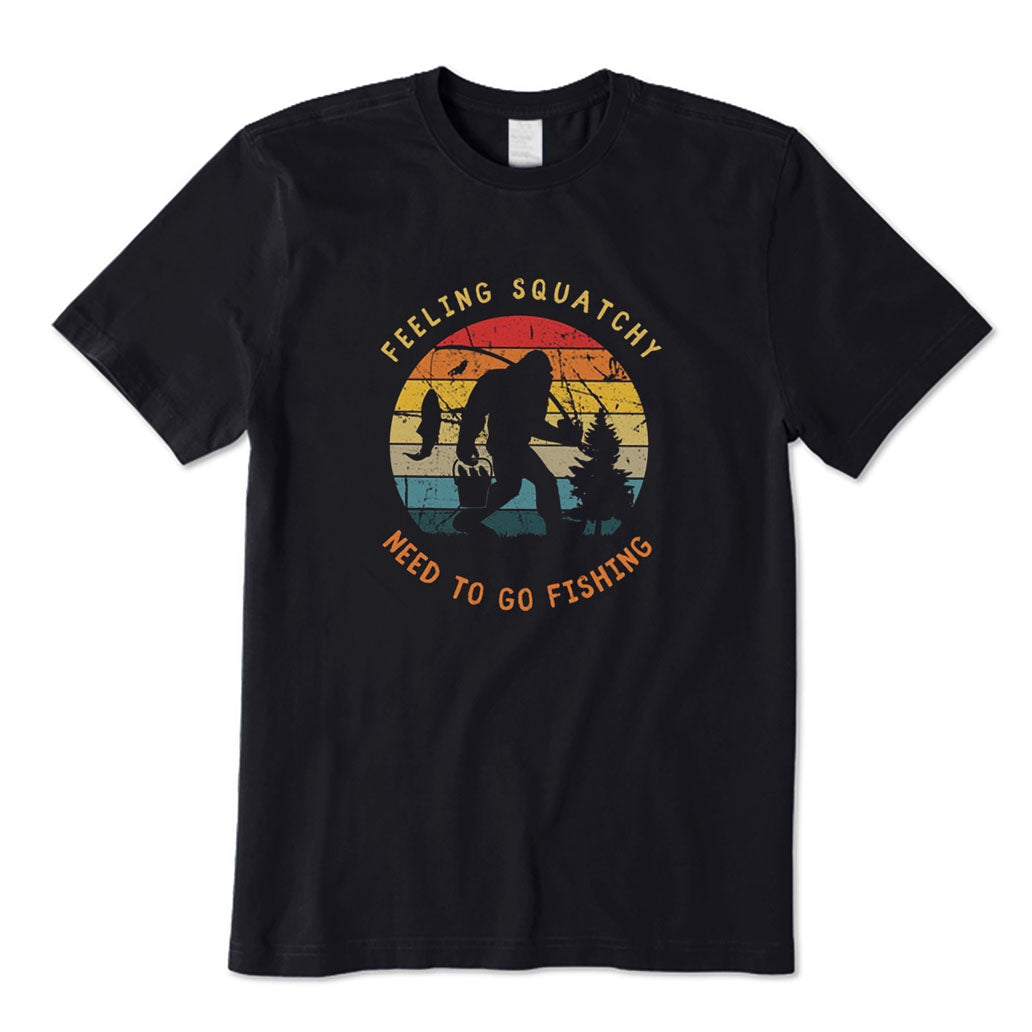 Bigfoot Fishing T-Shirt