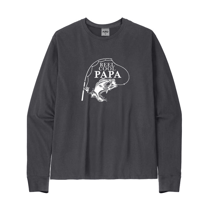 REEL COOL PAPA Long Sleeve T-Shirt