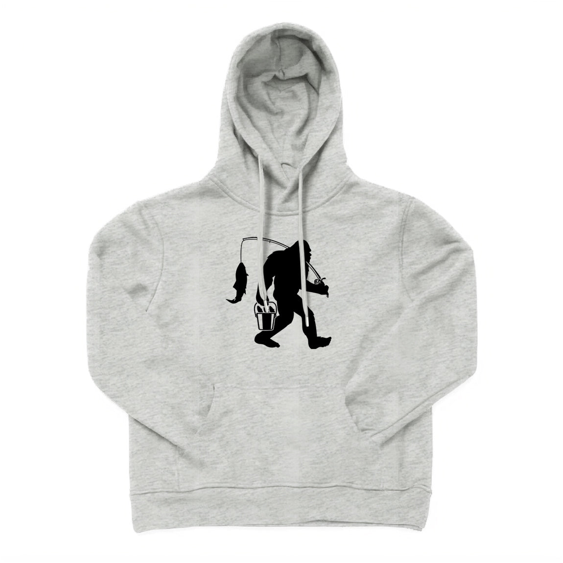 Bigfoot Fishing Hoodie