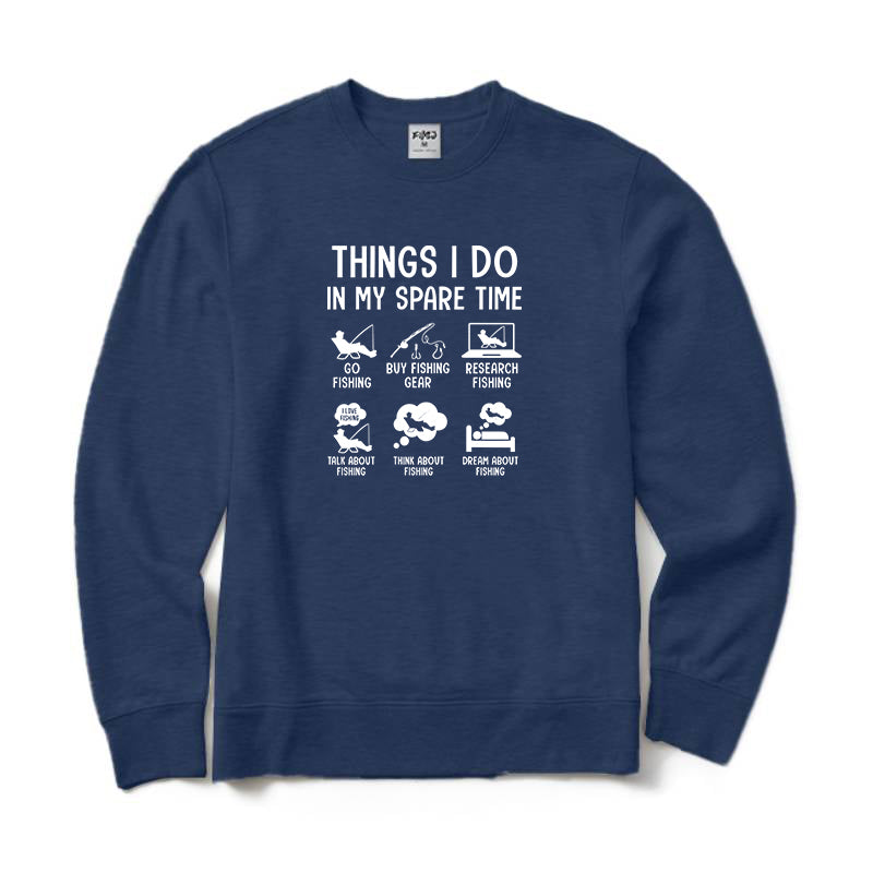 Things I Do in My Spare Time Crewneck Sweatshirt