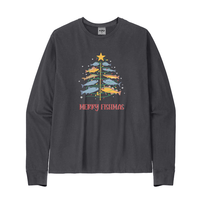 Merry Fishmas Long Sleeve T-Shirt