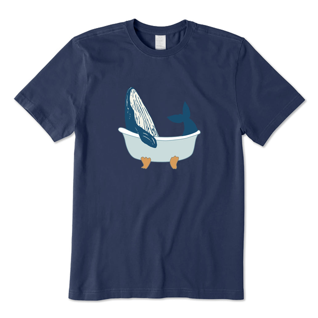 Whale in Bathtub T-Shirt