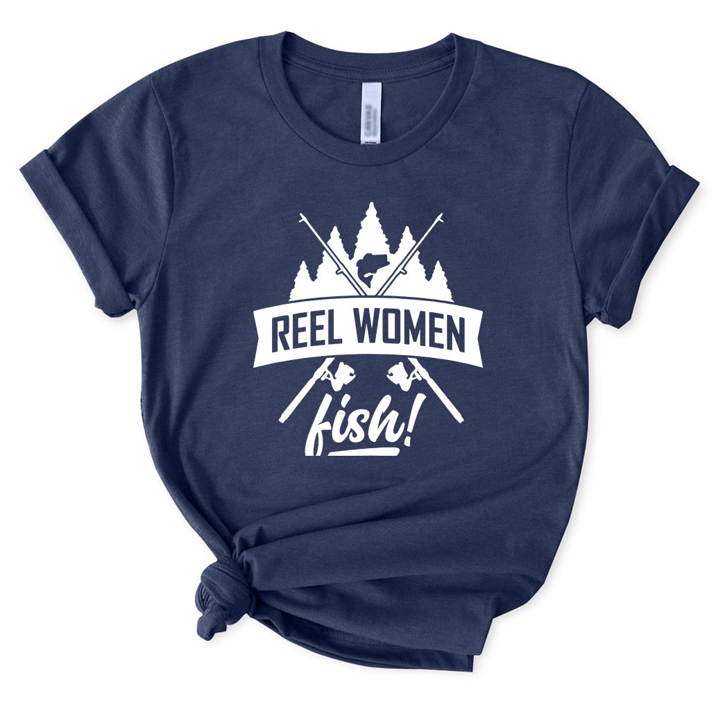 Reel Women Fish T-Shirt for Women