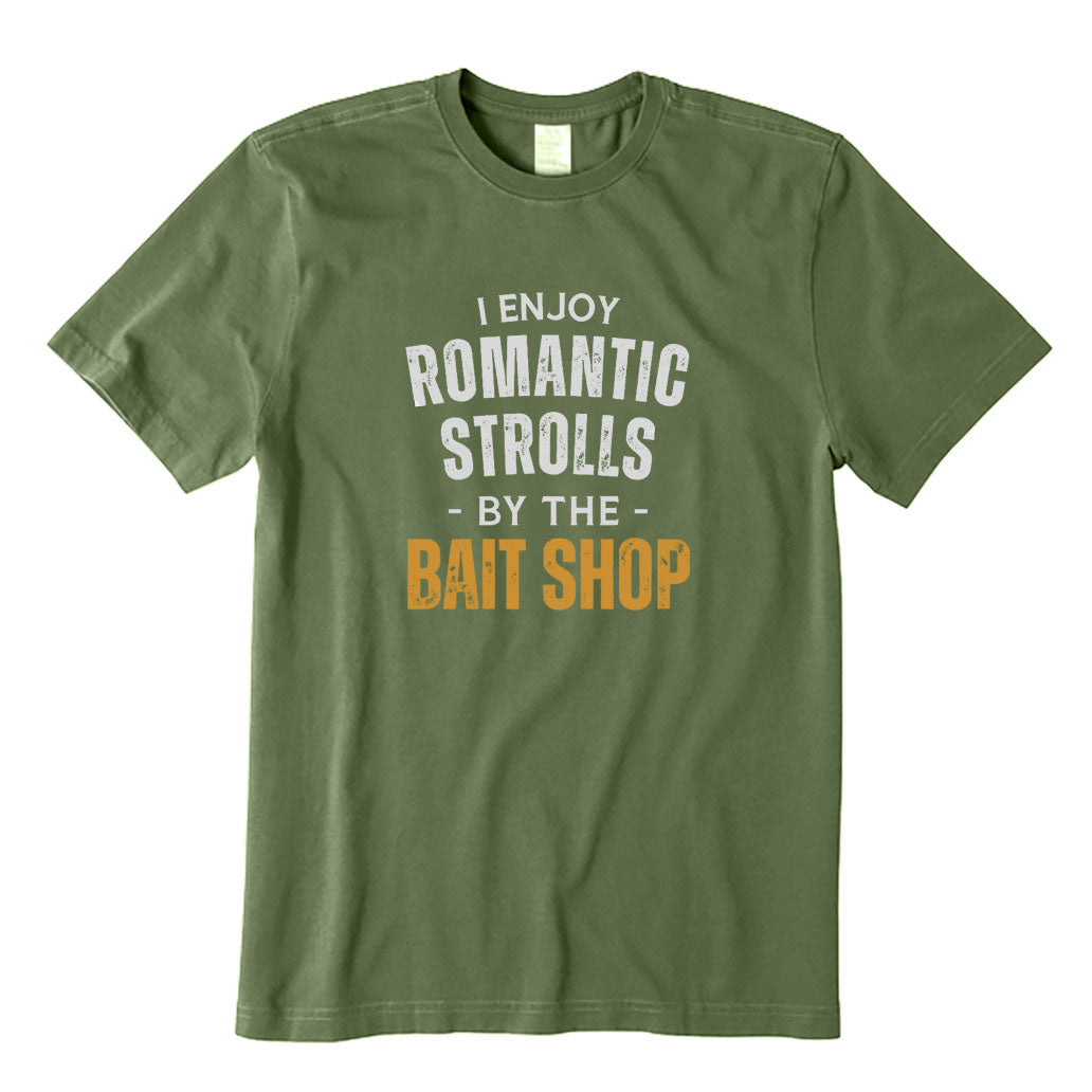 I Enjoy Romantic Walks By The Bait Shop T-Shirt