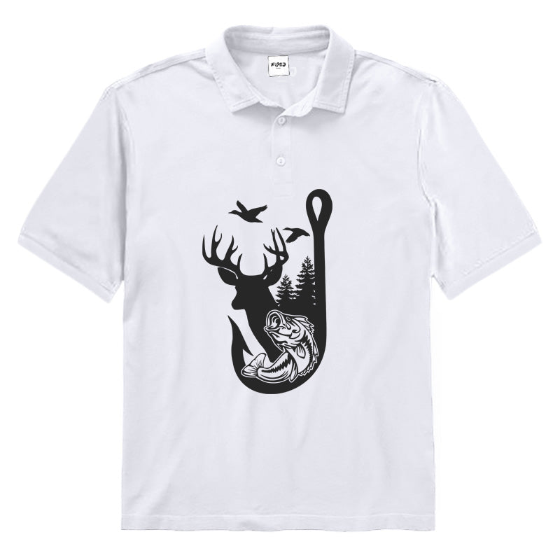 Fishing and Hunting Polo Shirt