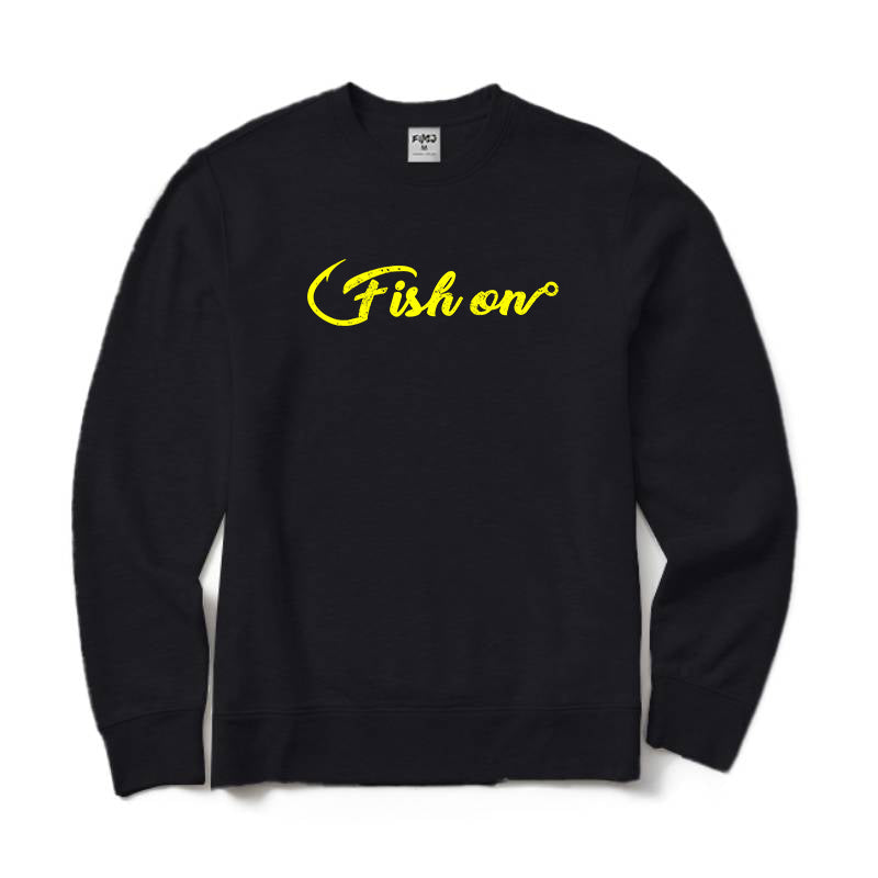 Fish on Crewneck Sweatshirt