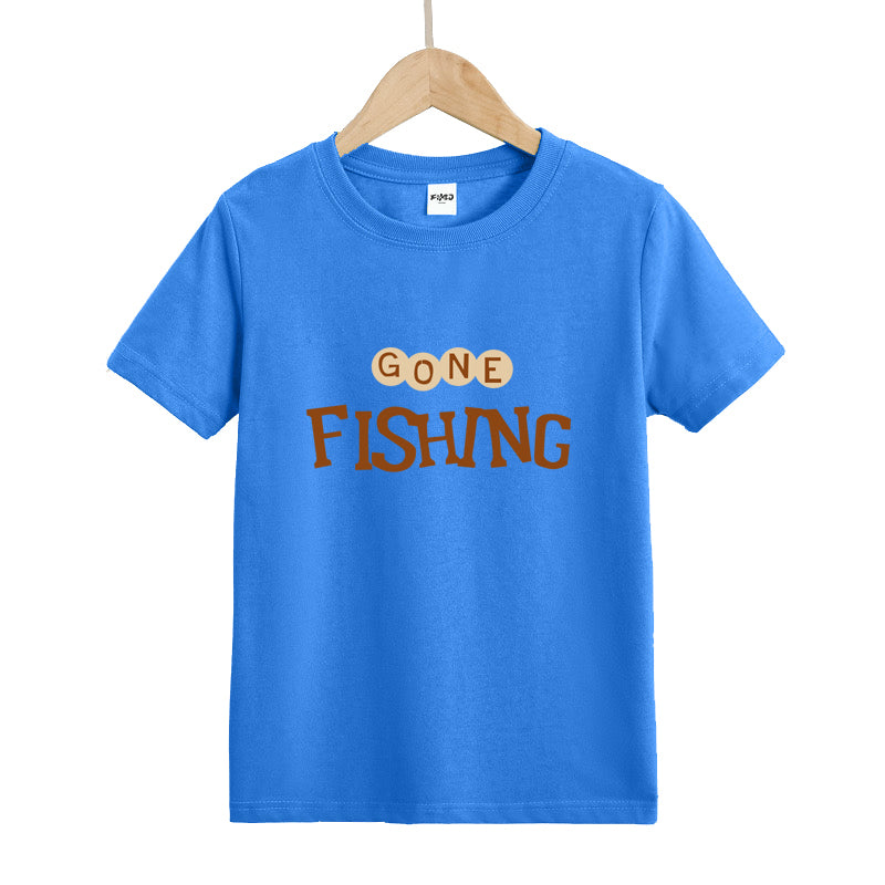 Gone Fishing Kid's T-Shirts