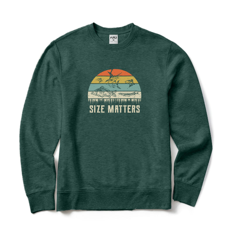 Size Matters Fish Crewneck Sweatshirt