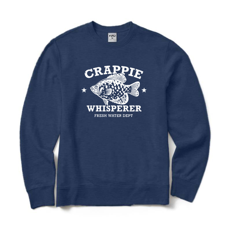 Crappie Whisperer Crewneck Sweatshirt