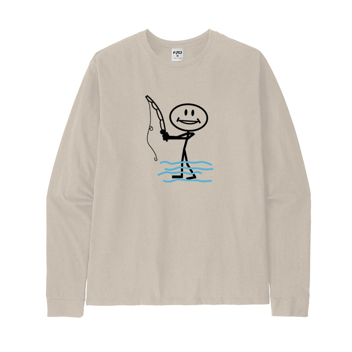 Happy Fishing Long Sleeve T-Shirt