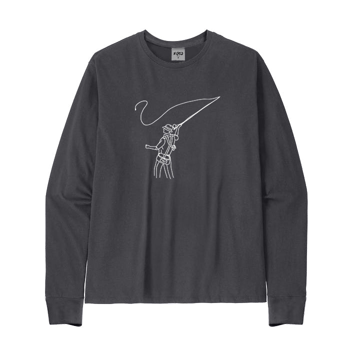 Vintage Fly Fishing Long Sleeve T-shirt