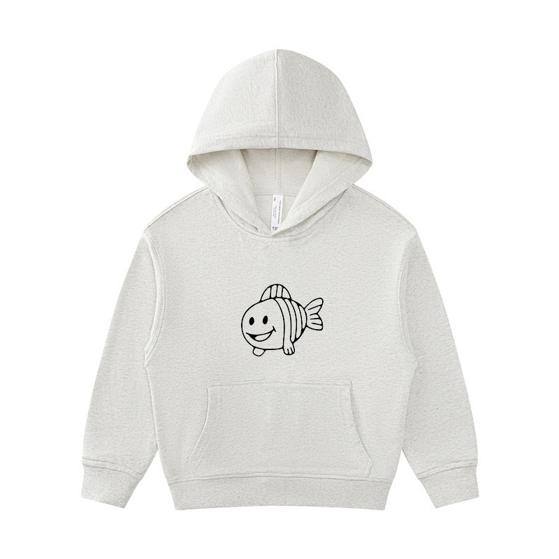 Cute fish Kid's Hoodie