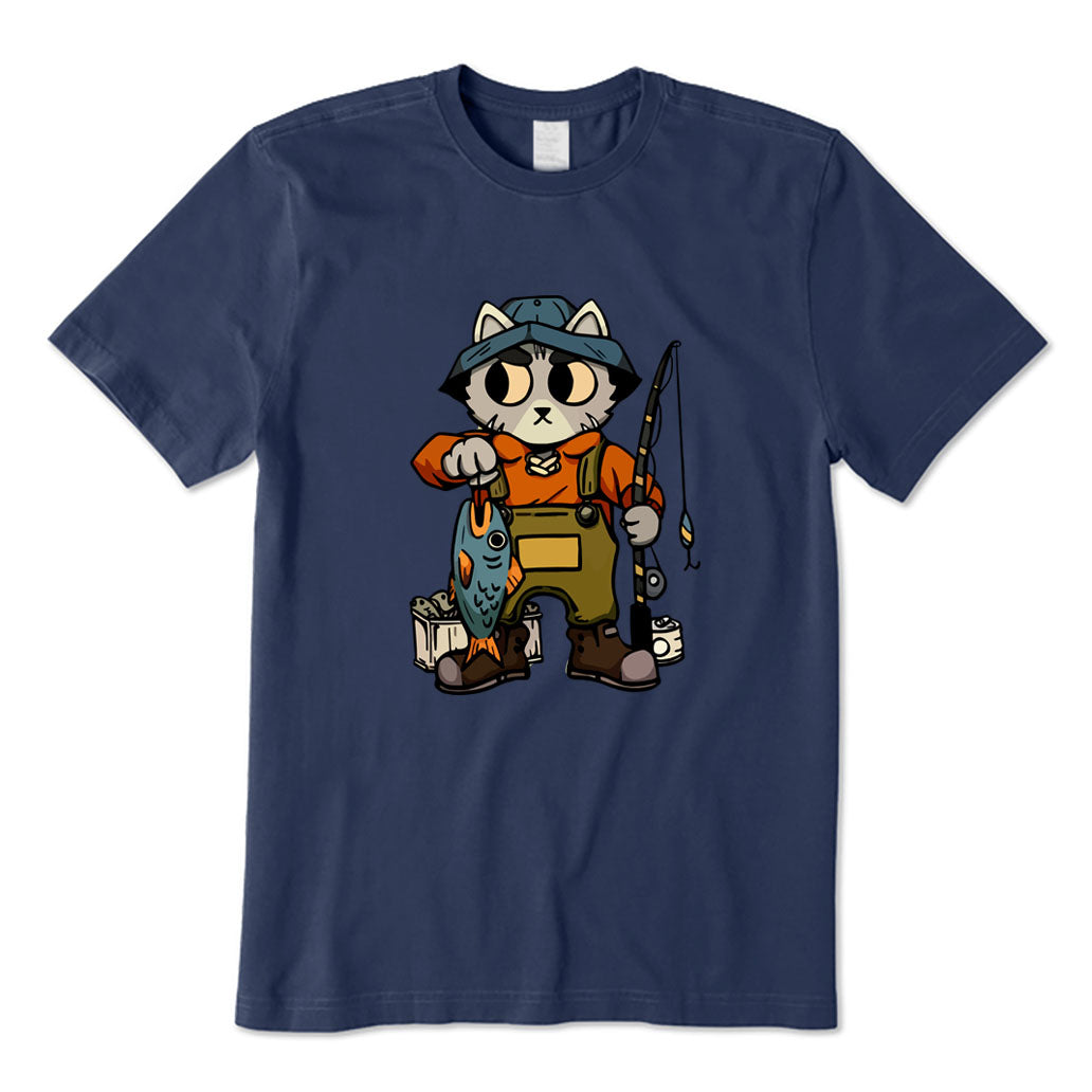 Cat Fishing T-Shirt