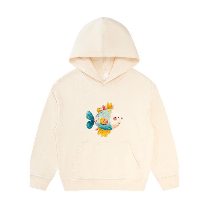 Digital Fish Kid's Hoodie