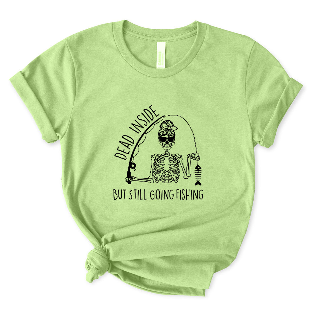 Dead Inside But Still Going Fishing T-Shirt for Women