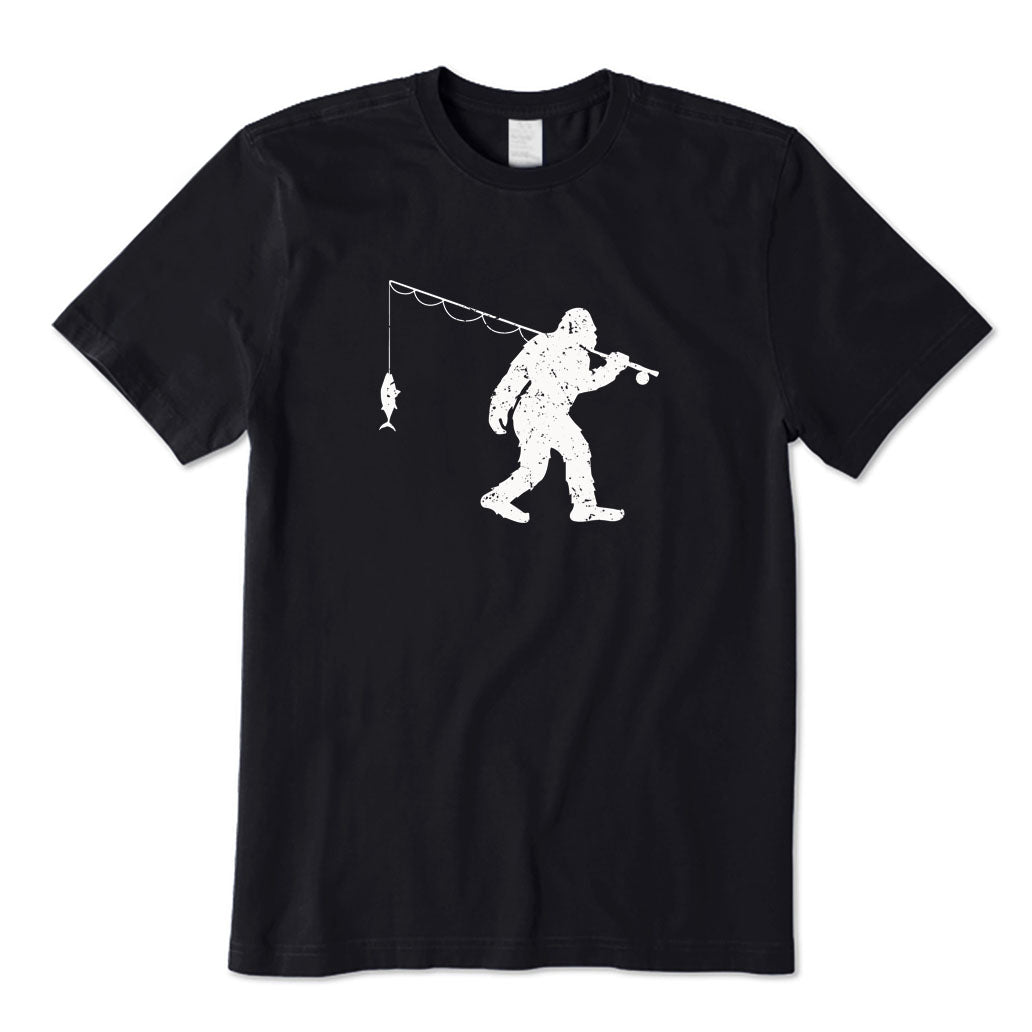 Bigfoot Fishing T-Shirt