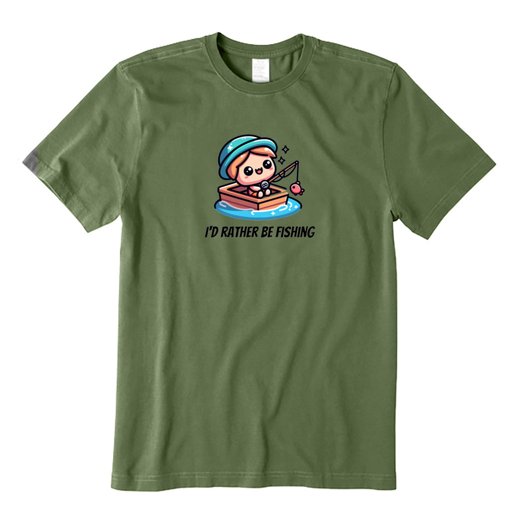 I'd Rather Be Fishing T-Shirt