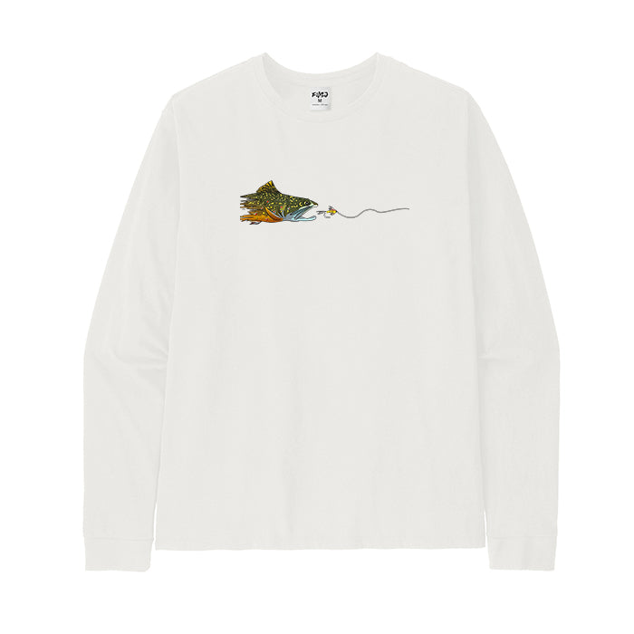 Fly Fishing Brook Trout Long Sleeve T-Shirt