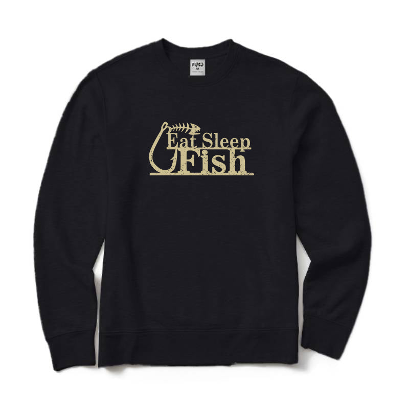 Eat Sleep Fish Crewneck Sweatshirt