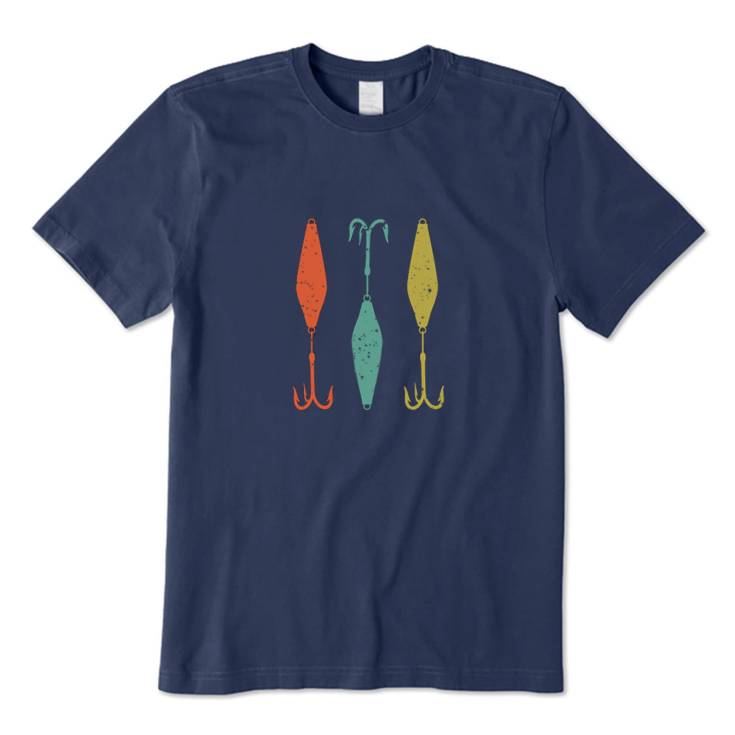 Retro Angler Fishing Hook T-Shirt