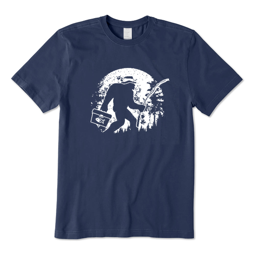 Bigfoot Fishing T-Shirt