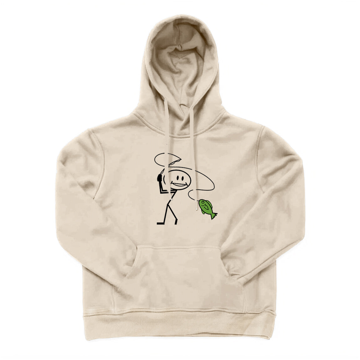 Happy Fly Fishing Hoodie