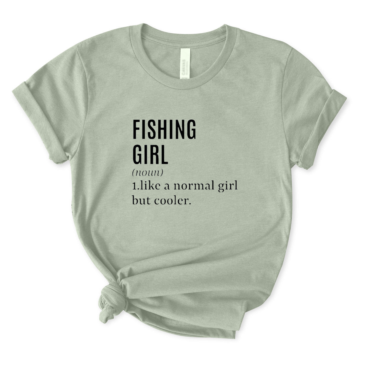 Fishing Girl T-Shirt for Women