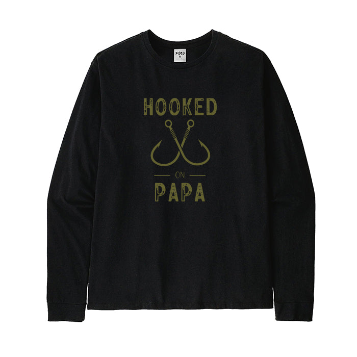 Hooked on Papa Long Sleeve T-Shirt