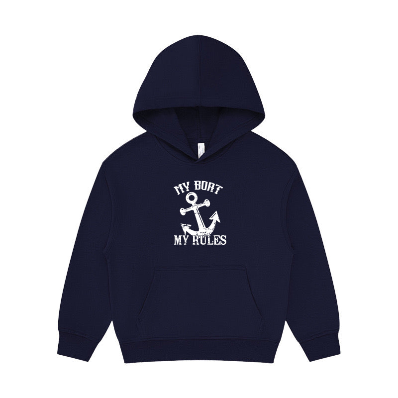 My Boat My Rules Kid's Hoodie