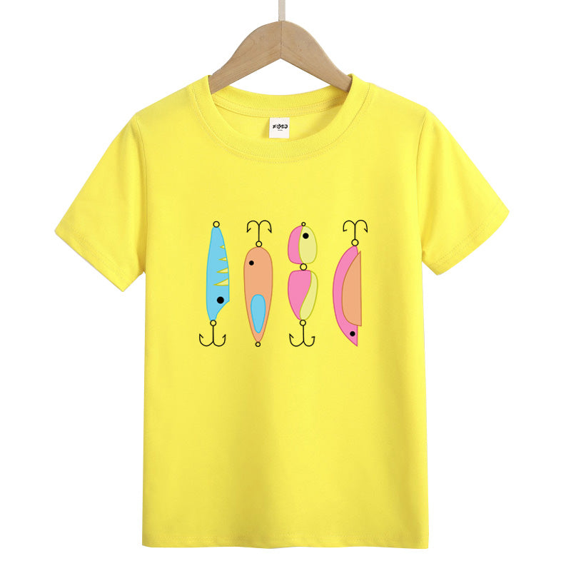 Cute Fishhook Kid's T-Shirts