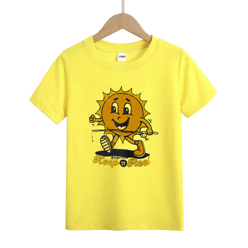 The Sun Makes Fishing Easy Kid's T-Shirts