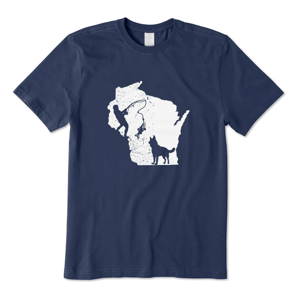 Wisconsin Fishing T-Shirt