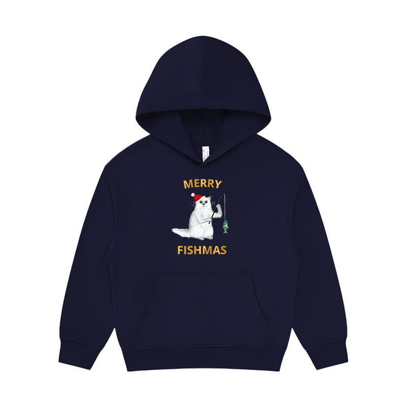 Merry Fishmas Kid's Hoodie