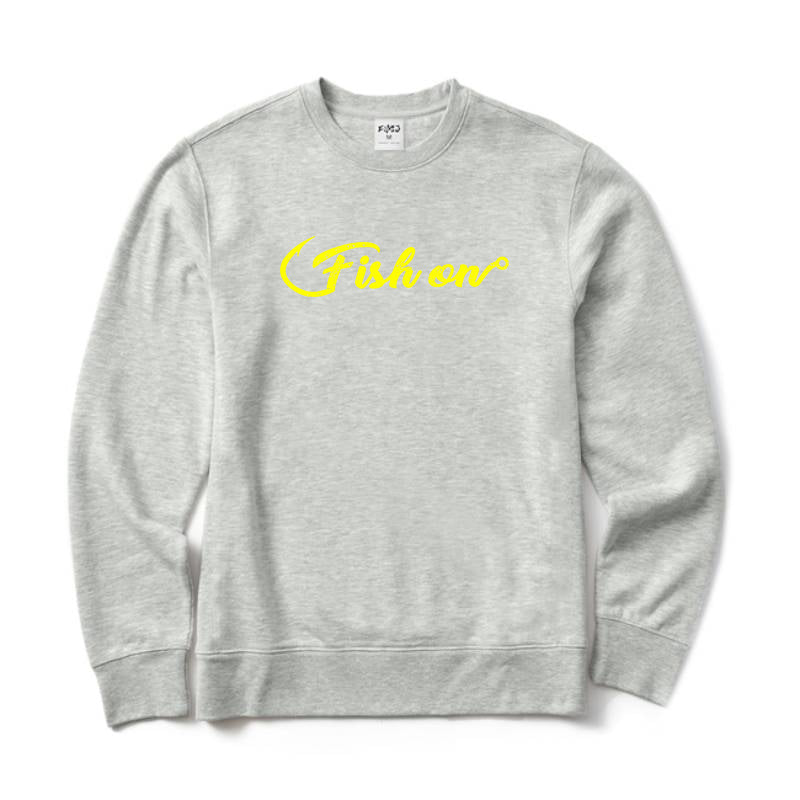 Fish on Crewneck Sweatshirt