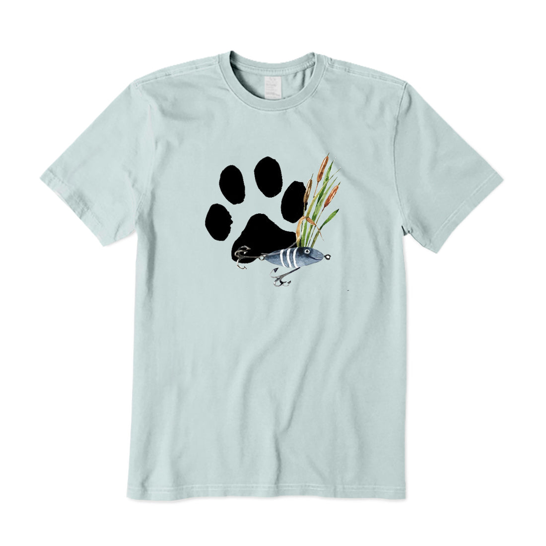 Love Fishing and Dog T-Shirt