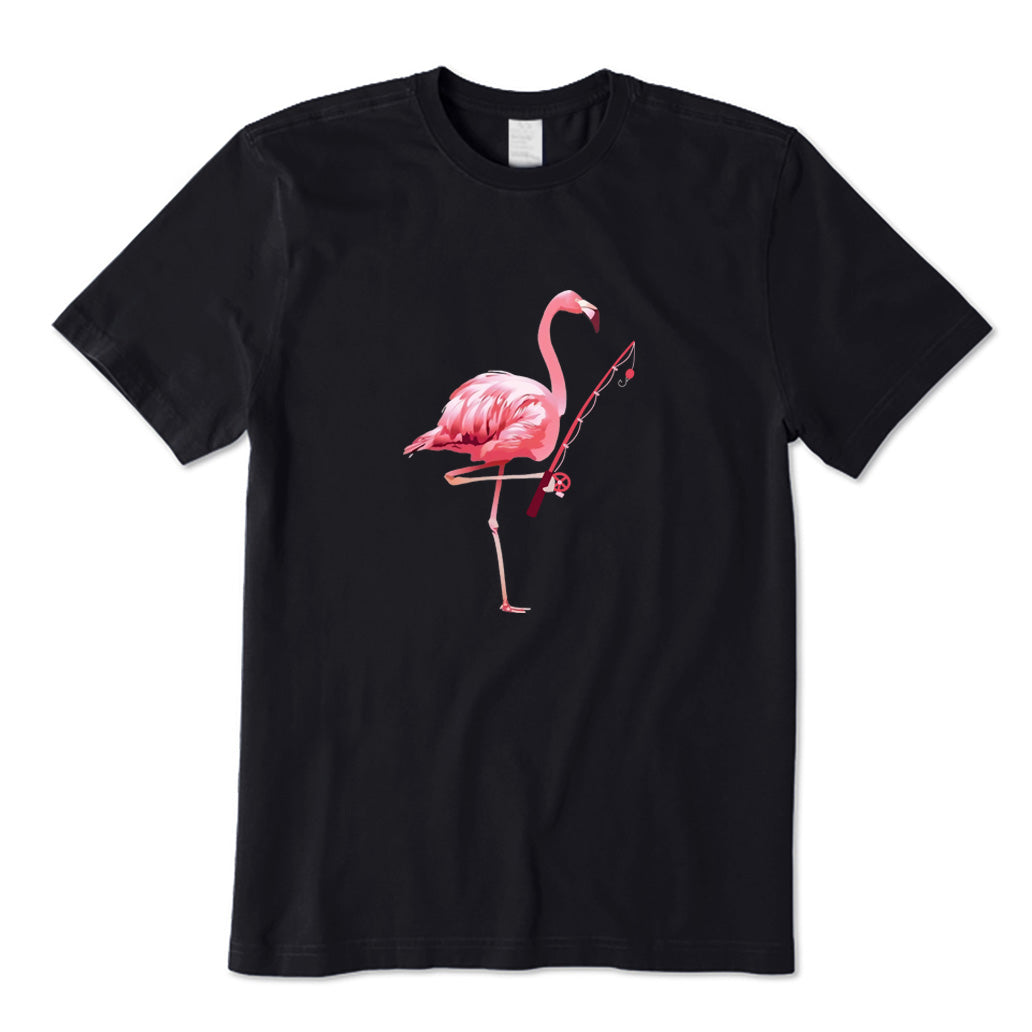 Flamingo Fishing T-Shirt