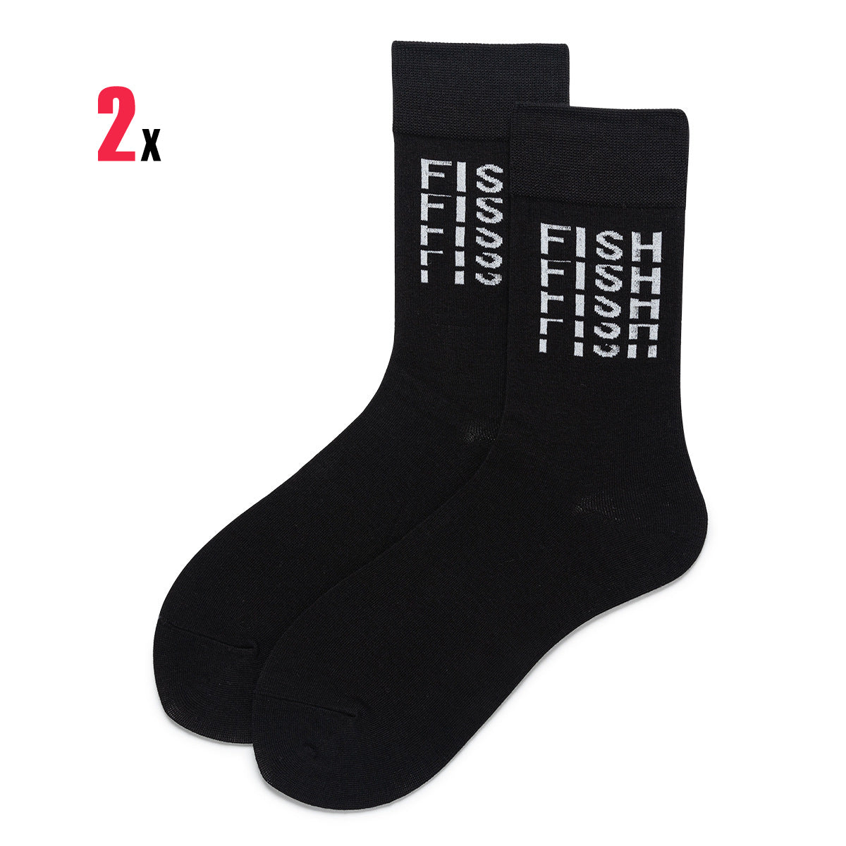 "FISH" Lucky Socks 2 Pack