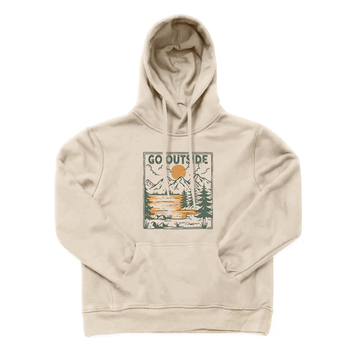 Go Outside and Fishing Hoodie