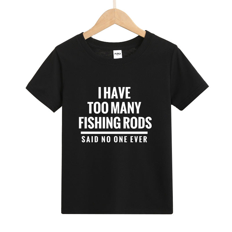 I Have Too Many Fishing Rods Kid's T-Shirts