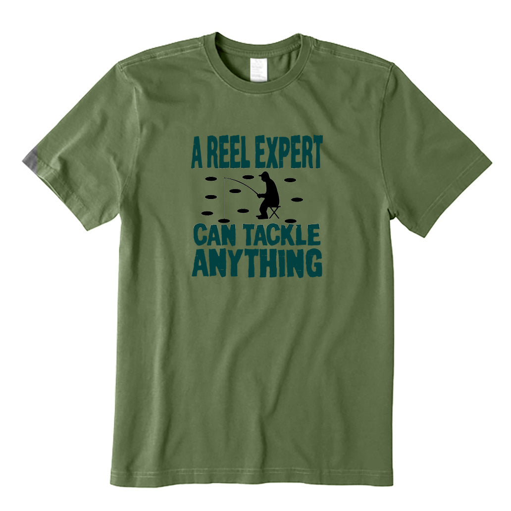 A Reel Expert Can Tackle Anything T-Shirt