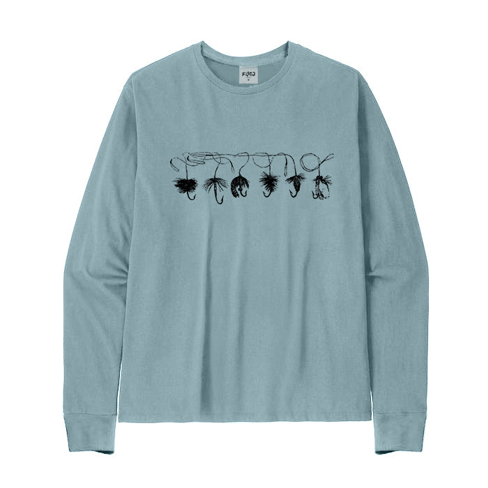 VINTAGE FLY FISHING HOOK Long Sleeve T-Shirt